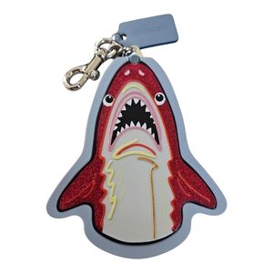 Coach Red Shark Keychain